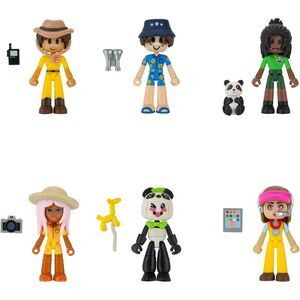 DevSeries Livetopia Roleplay Day at the Zoo Pack Playset with 6 Action Figures